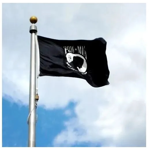 3’ x 5’ Outdoor Beacon® Nylon Double-Sided POW/MIA Flag