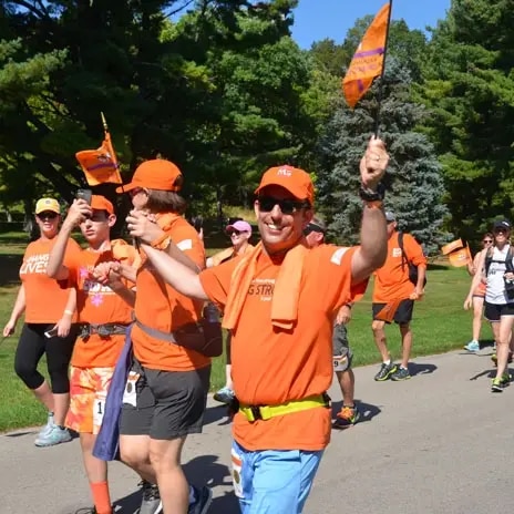 MS Walk Custom Hand-Held Flags