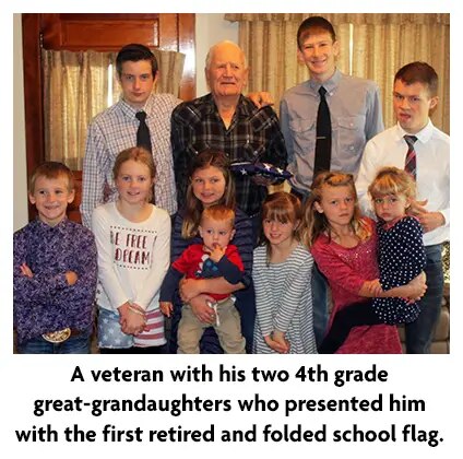 Cheraw CO veteran with his family