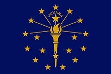 Flag of Indiana