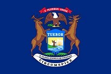 Flag of Michigan 