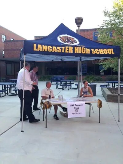 Lancaster High School Custom Tent