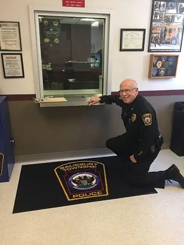 Custom police mat