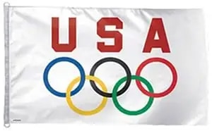 U.S.A. Olympic Flag