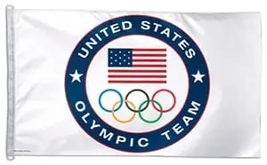 U.S.A. Olympic Team Flag