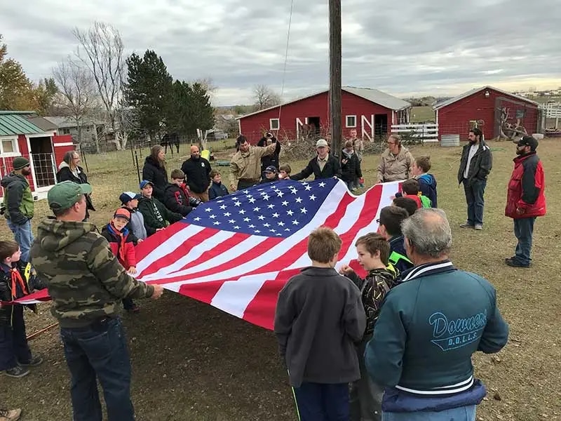 Veteran's Day Ceremony at the Front Range Ranch