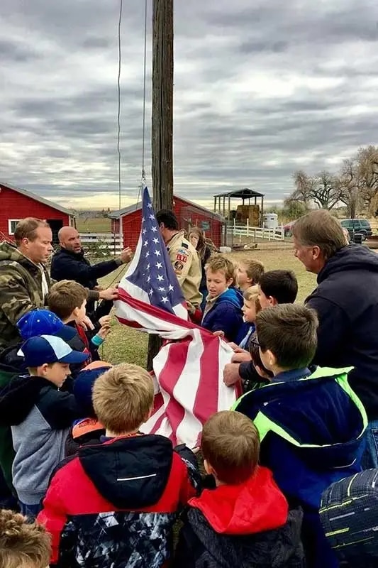 Veteran's Day Ceremony at the Front Range Ranch