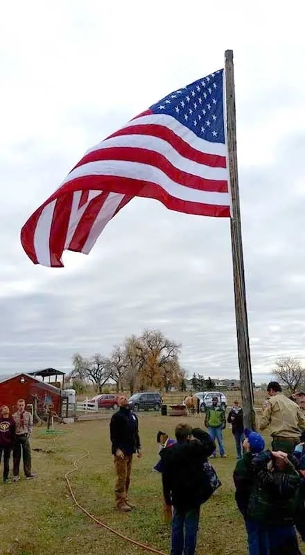 American Flag Donated by Carrot-Top