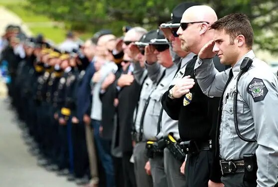 Law Enforcement Officers at NC Peace Officers Memorial Day