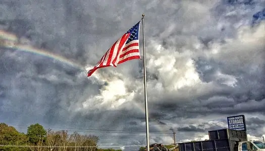 Flagpole and American Flag from Carrot-Top!