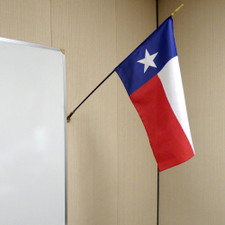 12X18" Nylon Texas Classroom Flag