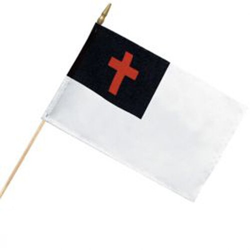 Christian Grave Markers Flags