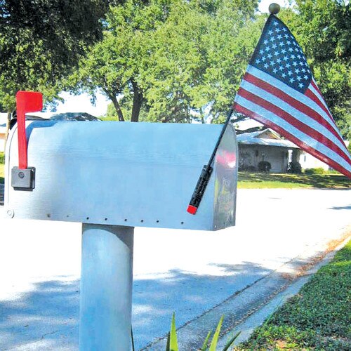 Flag Hanger for Mailbox