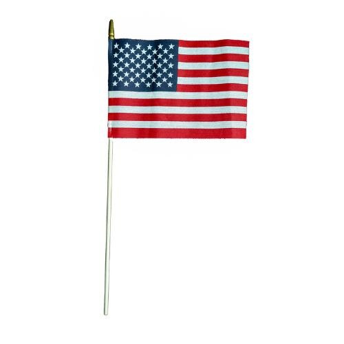 handheld American flags