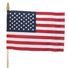 handheld American flags