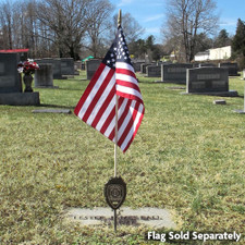 Police Office Cemetery Flag Holder