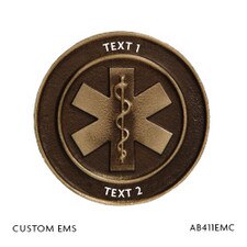 EMS Grave Marker Bronze
