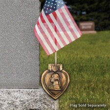 Purple Heart U.S. Flag Holder