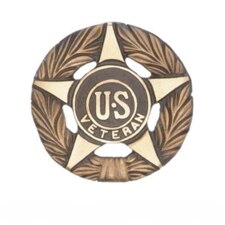 US Veteran medal in gold and bronze