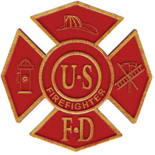 Plastic Fire Fighter Grave Markers