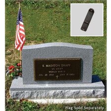 Bronze Cemetery Flag Holder