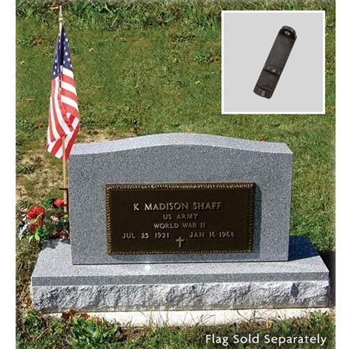 Bronze Cemetery Flag Holder