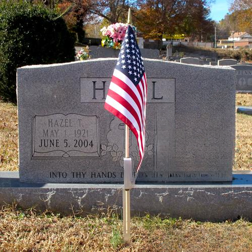 Cemetery U.S. Flag Marker