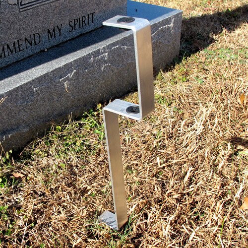 Cemetery Flag Holders Large CarrotTop Flags