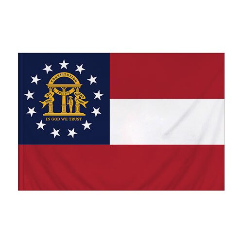 3' X 5' Nylon Georgia Flag Banne