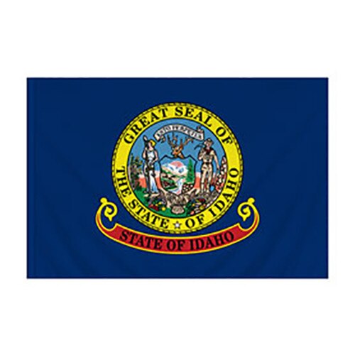 Idaho Flag with Pole Sleeve