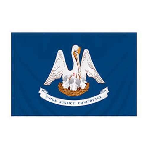 3' X 5' Nylon Louisiana Flag Banner