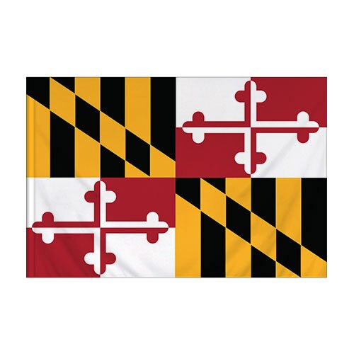 3' X 5' Nylon Maryland Flag Banner