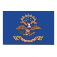Nylon North Dakota Flag Banner