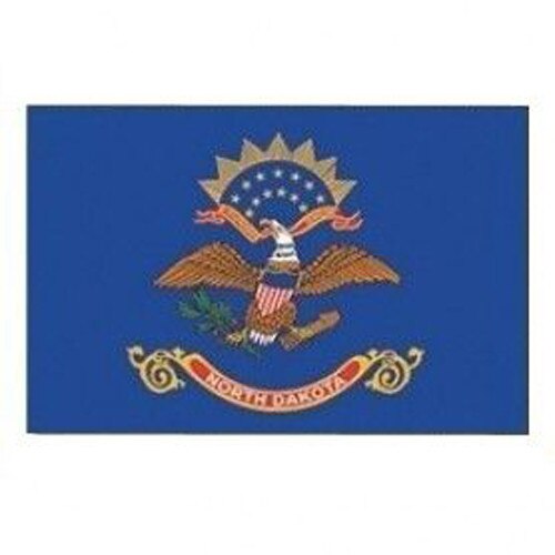 Nylon North Dakota Flag Banner