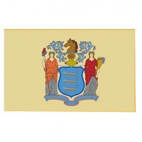 Nylon New Jersey Flag Banner
