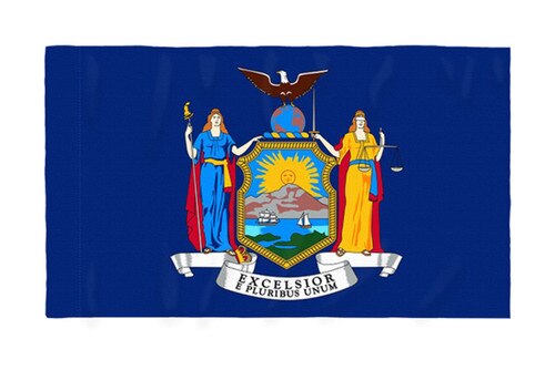 3' X 5' Nylon New York Flag Banner