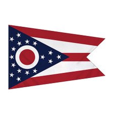 3' X 5' Nylon Ohio Flag Banner