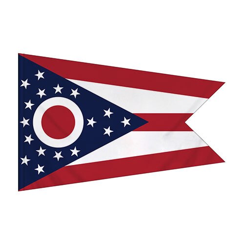 3' X 5' Nylon Ohio Flag Banner