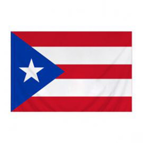 Puerto Rico Flag with Pole Sleeve