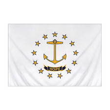 Nylon Rhode Island Flag Banner