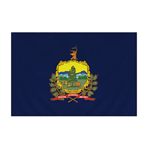 Vermont Flag with Pole Sleeve