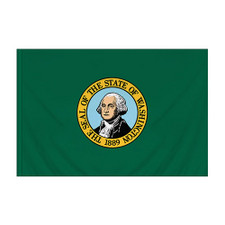 Nylon Washington Flag Banner