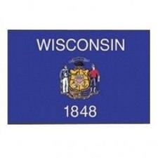 3' X 5' Nylon Wisconsin Flag Banner