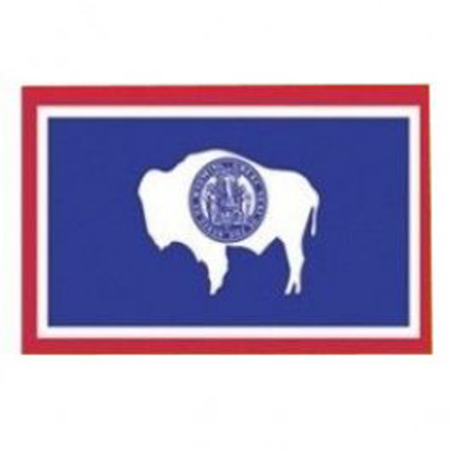 Nylon Wyoming Flag Banner