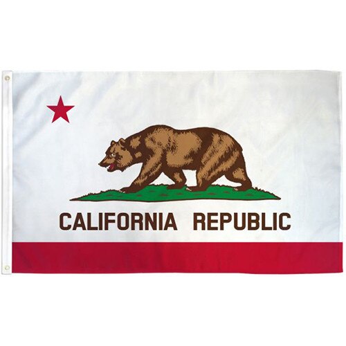 3X5' Poly Blend California Flag