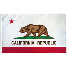 3X5' Poly Blend California Flag