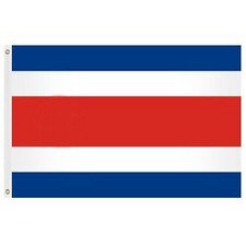 12X18" NYLON COSTA RICA FLAG