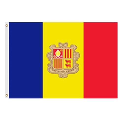 Andorra Flag 2' X 3' Nylon