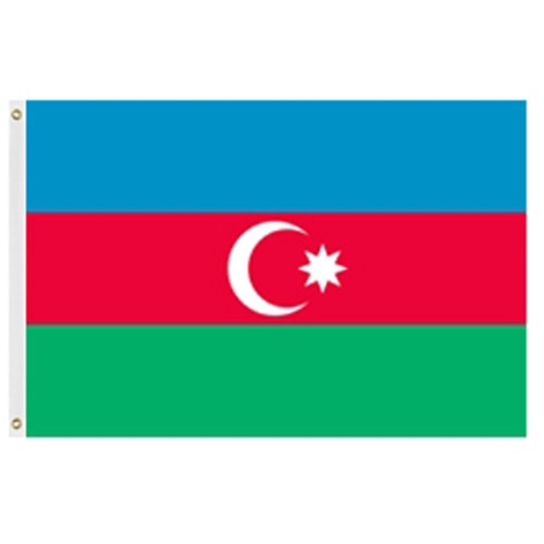 Azerbaijan Flag 2' X 3' Nylon