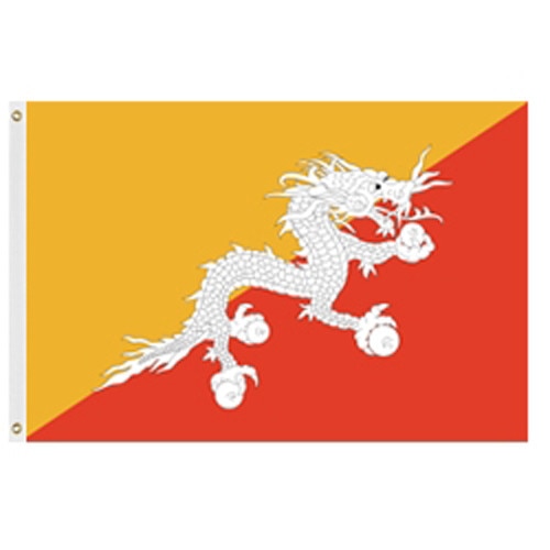 Bhutan Flag 2' X 3' Nylon